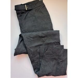 Boss Hugo Boss • Wool Brown Black Plaid Trouser Pants